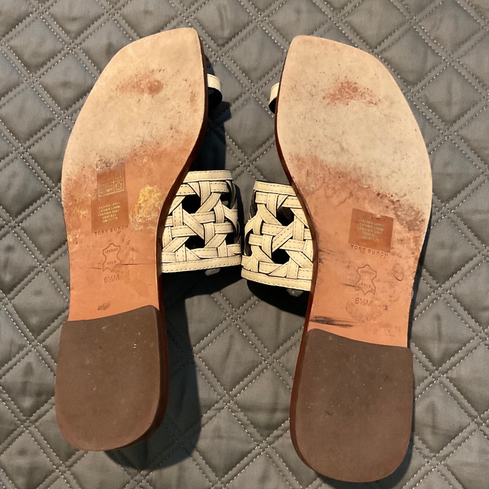 TORY BURCH WOVEN SLIDE - Picture 4 of 4